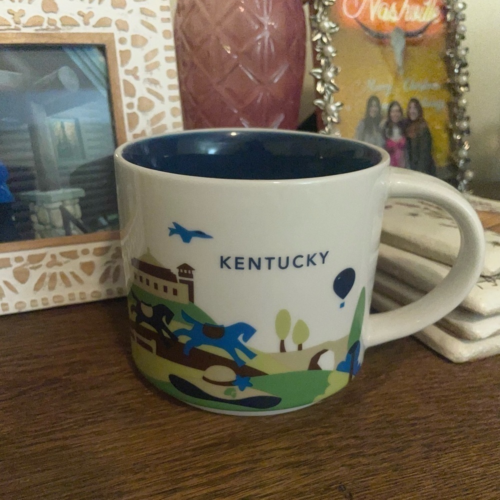 Starbucks You are Here Kentucky Mug 2014 Blue